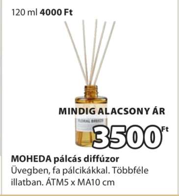 MOHEDA pálcás diffúzor
