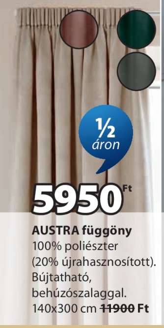 AUSTRA függöny