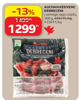 AUCHAN KEDVENC DEBRECENI