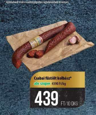 Csabai füstölt kolbász