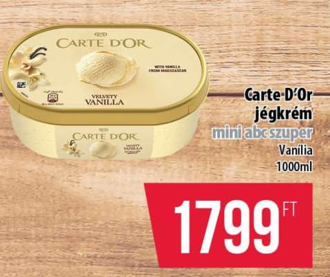 CARTE D'OR Jégkrém