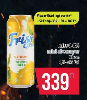 Friss 0,0% Citrom