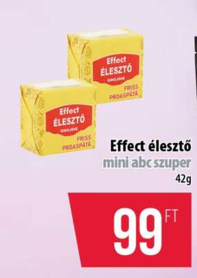 Effect élesztő