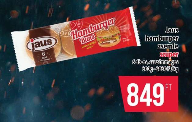 Jaus hamburger zsemle