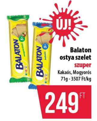 Balaton ostya szelet