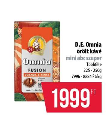 D.E. Omnia őrölt kávé