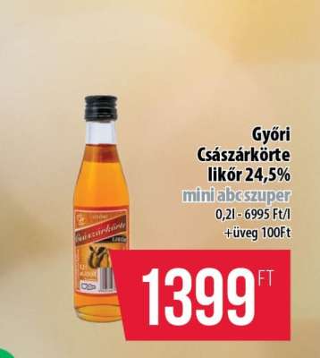 Győri Császárkörte likőr 24,5%