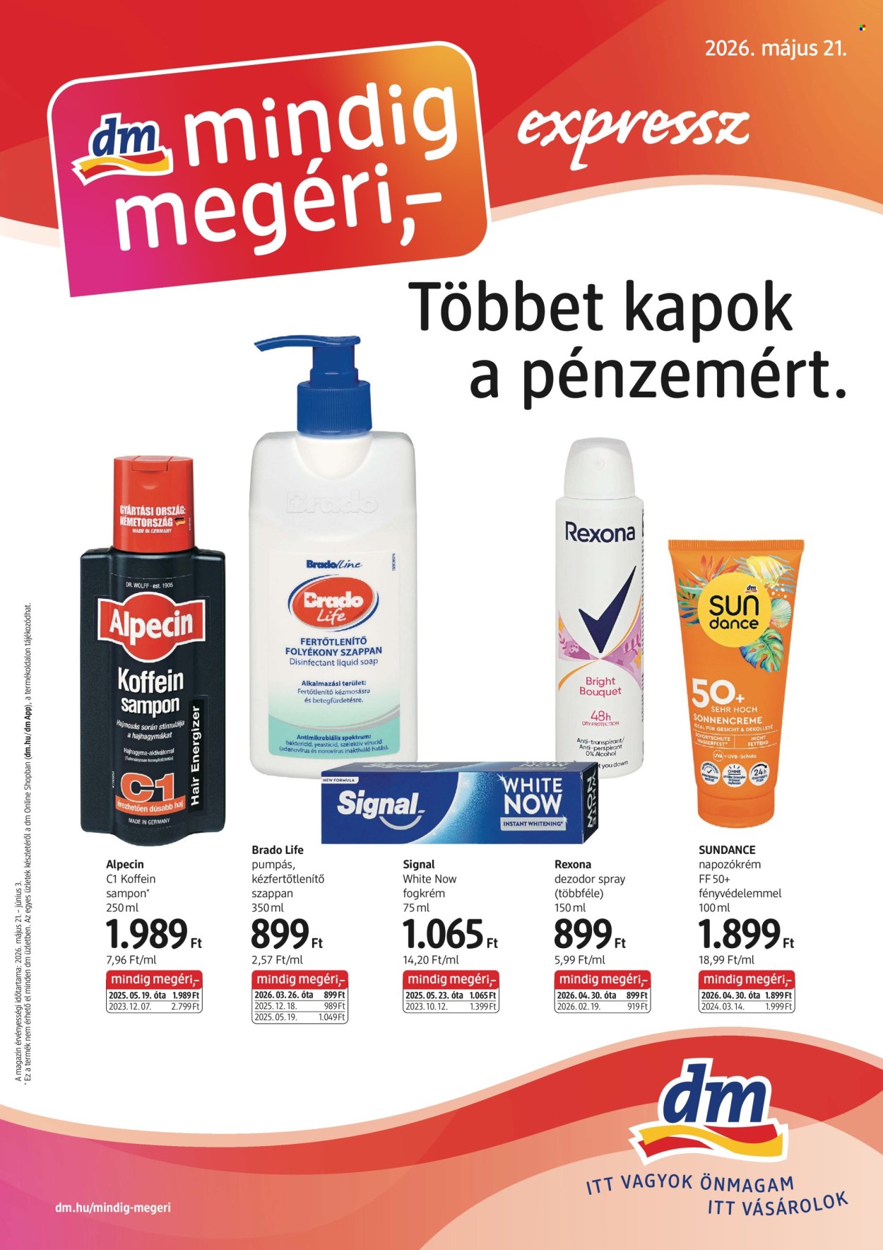 dm drogerie markt akciós újságok - 2026.05.21 - 2026.06.03. Oldal 1