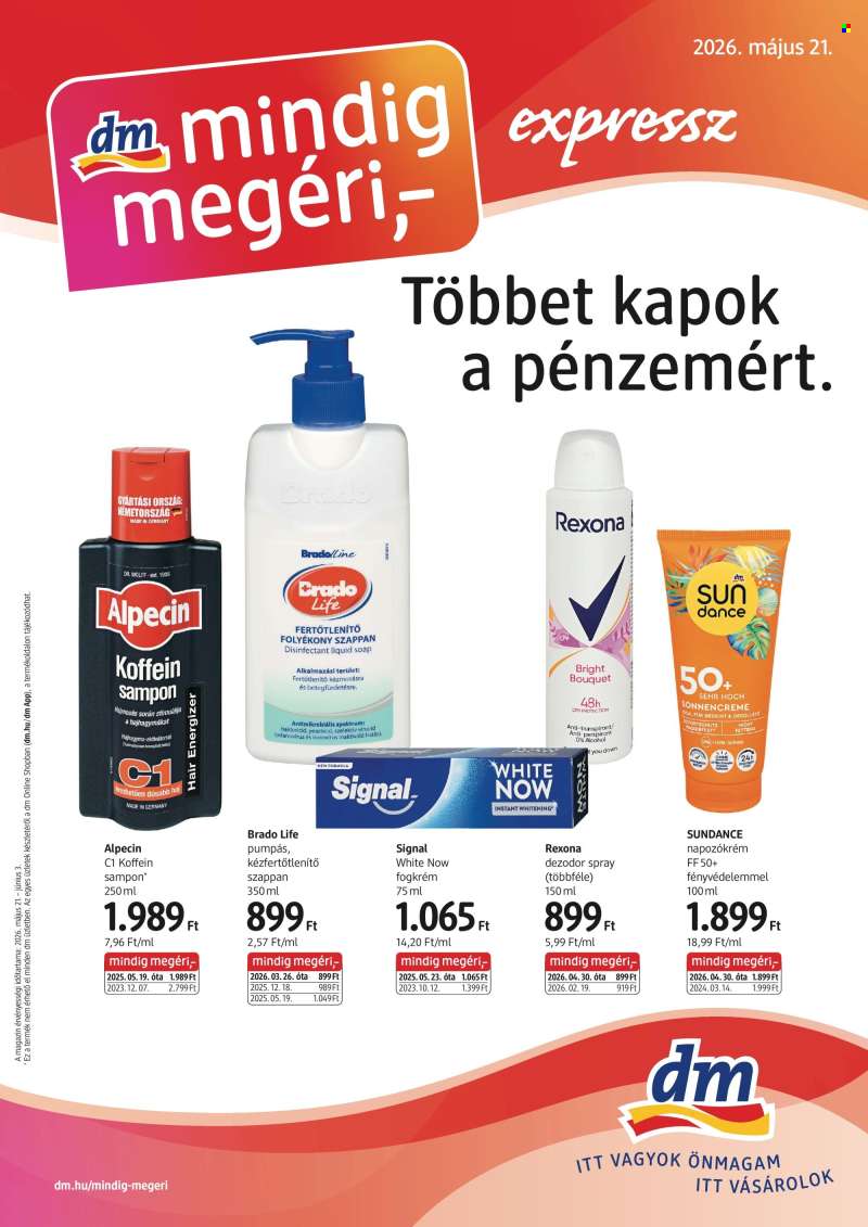 Újság dm drogerie markt - 2026.05.21 - 2026.06.03.