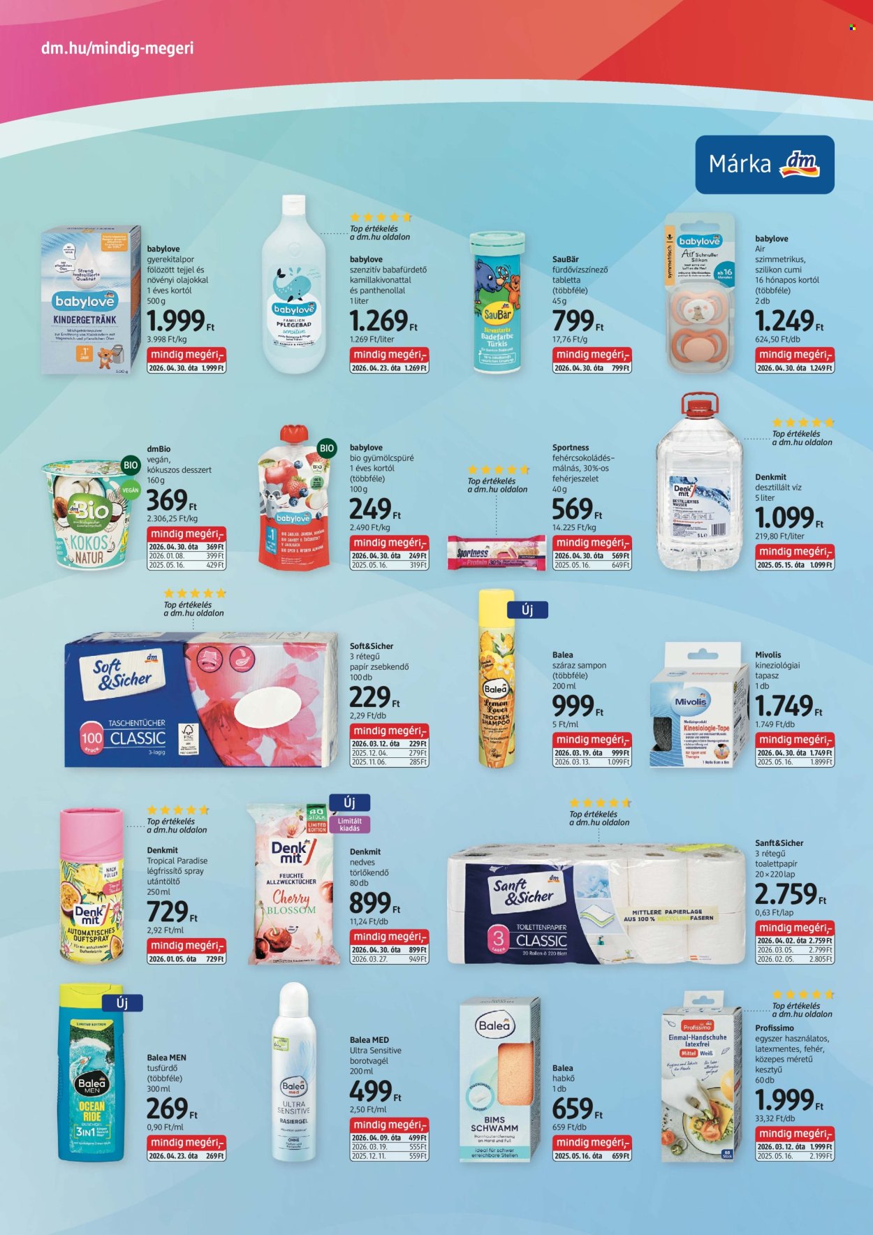 dm drogerie markt akciós újságok - 2026.05.21 - 2026.06.03. Oldal 2