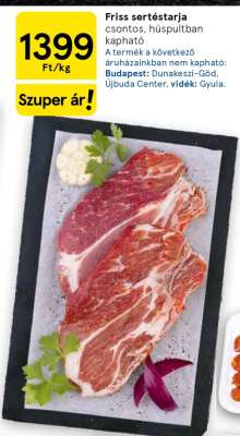Friss sertéstarja