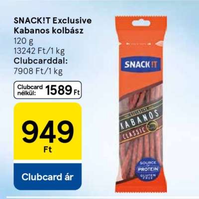 SNACK!T Exclusive Kabanos kolbász