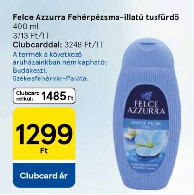 Felce Azzurra Fehérpézsma-illatú tusfürdő