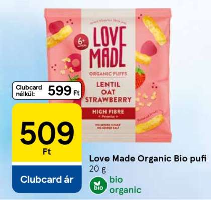 Love Made Organic Bio pufi