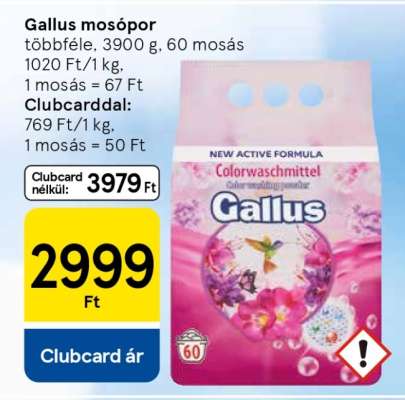 Gallus mosópor