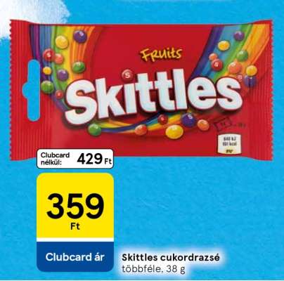 Skittles cukordrazsé