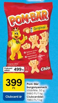 Pom-Bär burgonyasnack