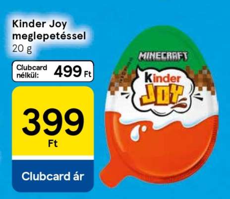Kinder Joy meglepetéssel