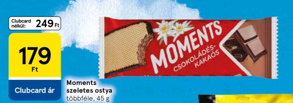 Moments szeletes ostya