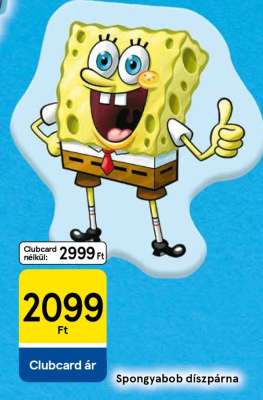 Spongyabob díszpárna