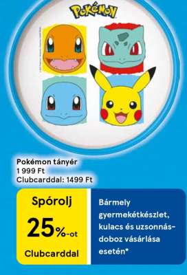 Pokémon tányér