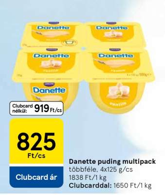 DANETTE PUDING MULTIPACK
