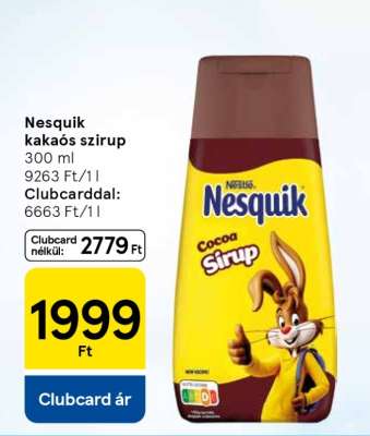 Nesquik kakaós szirup