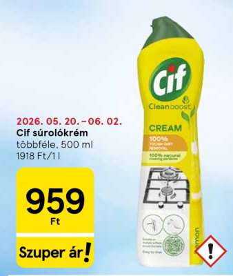 CIF Súrolókrém