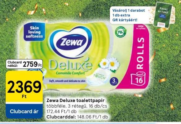 Zewa Deluxe toalettpapír
