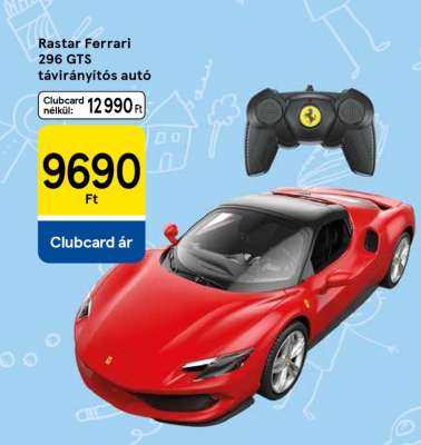 Rastar Ferrari 296 GTS távirányítós autó