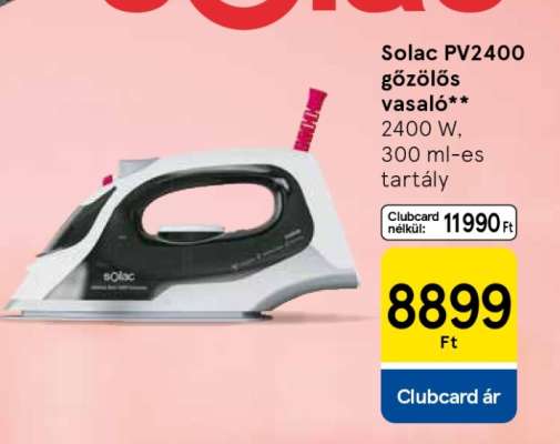 Solac PV2400 gőzölős vasaló