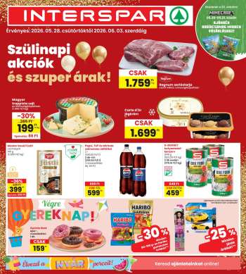 Újság INTERSPAR - 2026.05.28 - 2026.06.03.