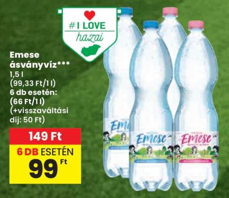 Emese ásványvíz