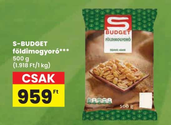 S-BUDGET földimogyoró