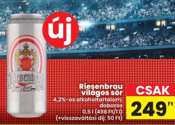 Riesenbrau világos sör