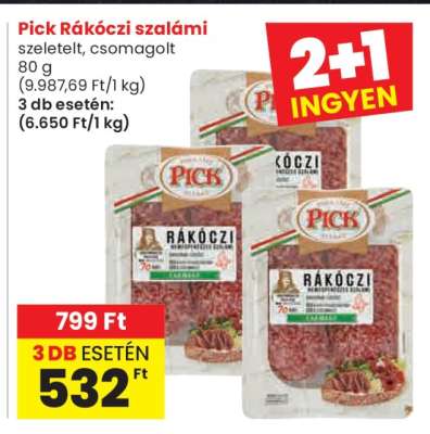 PICK Rákóczi szalámi
