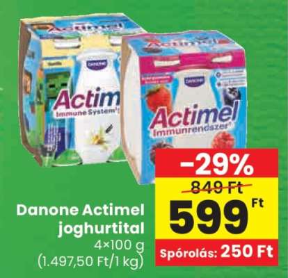 Danone Actimel joghurtital