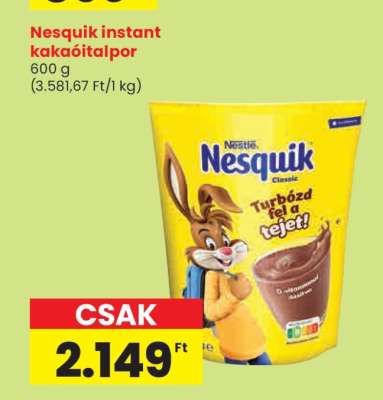 Nesquik Instant Kakaóitalpor