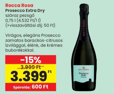 Rocca Rosa Prosecco Extra Dry