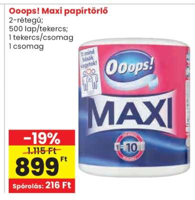 OOOPS! Maxi papírtörlő*