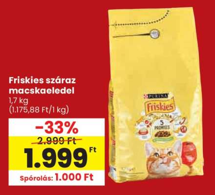 FRISKIES Száraz macskaeledel*