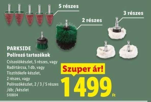 PARKSIDE Polírozó tartozékok