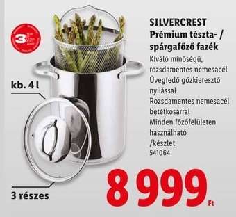 SILVERCREST Prémium tészta- / spárgafőző fazék