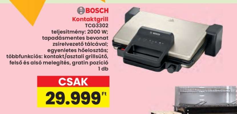 BOSCH Kontaktgrill TCG3302
