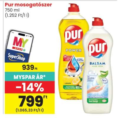 PUR Mosogatószer*