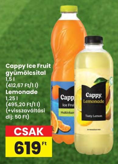 Cappy Ice Fruit gyümölcsital