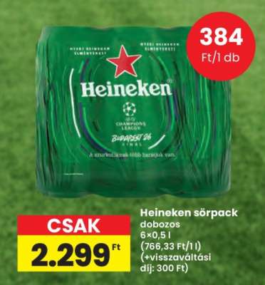 Heineken sörpack