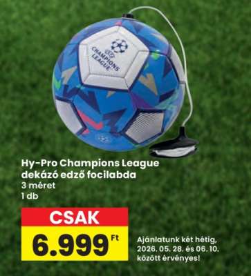Hy-Pro Champions League dekázó edző focilabda
