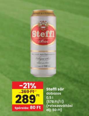 Steffl sör dobozos