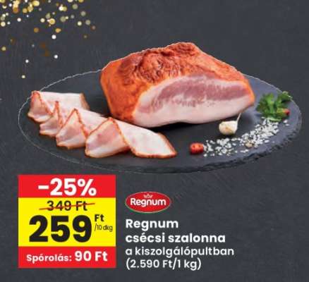 Regnum csécsi szalonna